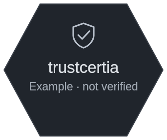 Hexagon · Dark trust status