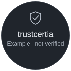 Seal · Dark trust status