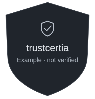 Crest · Dark trust status