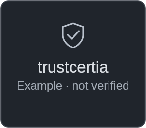 Tile · Dark trust status