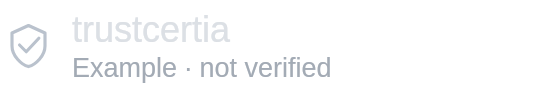 Signature · Dark trust status