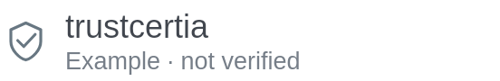Signature · Light trust status